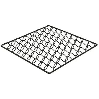 Metaltex Topfuntersetzer, Metall Spiraltopfuntersetzer Topfgitter, 18 x 18 cm, schwarz