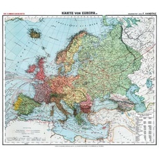 Historische Karte: Europa, um 1910 (Plano)