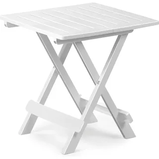PROGARDEN Camping-Tisch Campingtisch Klapptisch 224869 weiß - Weiß