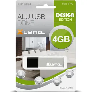 ALU 4GB schwarz/silber