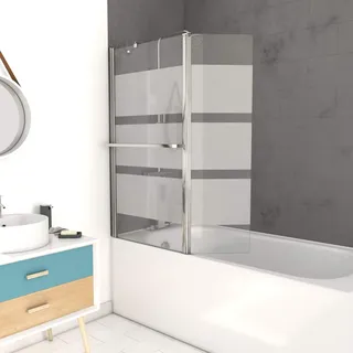 Marwell Madrid 2-flügelig 104 x 130 cm - aus 5 mm starken Einscheibensicherheitsglas - Anschlag links und rechts möglich