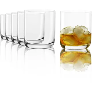 Stölzle Lausitz Classic D.O.F. Whiskygläser Whiskybecher 305 ml, 6er-Set | D.O.F. Whiskygläser und Whiskey Tumbler im zeitlosen Design, aus bleifreiem Kristallglas, stoßfest & spülmaschinengeeignet