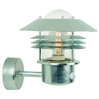 Nordlux Außenwandleuchte Metall 23,0 cm inkl. Bewegungsmelder grau/silber