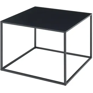 [en.casa] Couchtisch Solund Schwarz Metall 60 x 60 x 45 cm