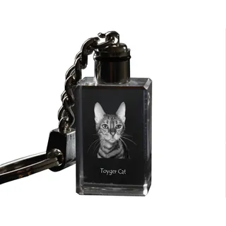 Toyger Katze - Wanduhr mit Katze, Regal Uhr mit Druck, personalisierte Hausdekoration von Art-Dog.