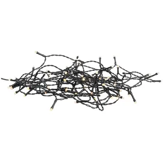 Lichterkette , Schwarz , Kunststoff , 1240 cm , Timerfunktion , Dekoration, Weihnachtsdekoration, Weihnachtsbeleuchtung