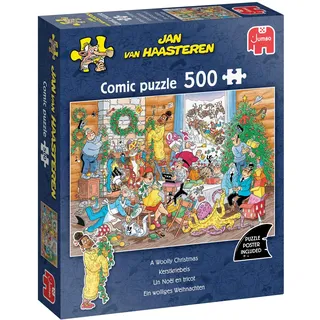 JUMBO Spiele Jan Van Haasteren - Weihnachtskitter (500 Teile)