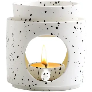 YushengTai Duftlampe Teelicht, Duftlampe für Ätherische Öle, Candle Warmer Lamp, Keramik Aromalampe, Kerzenwärmer Lampe, Raumduft Diffuser, Stövchen für ätherische Öle, Duftöl und Duftwachs