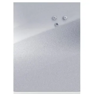 Zeller Present Magnettafel aus Edelstahl, grau