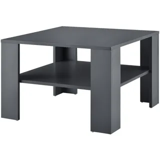 [en.casa] Couchtisch Dunkelgrau Tisch Beistelltisch Wohnzimmertisch Sofatisch Möbel [en.casa] - Dunkelgrau