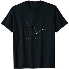 Cassiopeia Sternbild T-Shirt – Astronomie Beobachtung am Sternenhimmel