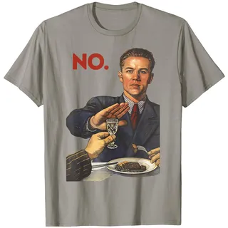 Kein Alkohol Sowjetunion Nüchternheit Propaganda Poster T-Shirt