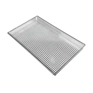 SCHNEIDER Grillkorb GN1/1 aus hochwertigem Edelstahl, Frittenkorb für Pommes und Frittiertes, Maße (L x B): 32,5 x 53 cm