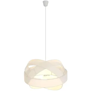 Lindby Pendelleuchte Simaria (Modern) in Weiß aus Textil (3 flammig, E27) - Hängeleuchte Esstischlampe Hängelampe Wohnzimmerleuchte