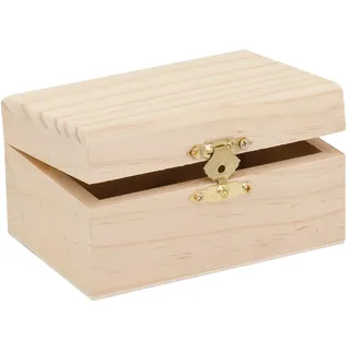 Glorex  Holzbox rechteckig 11,5 x 8 x 6 cm 1-tlg. beige