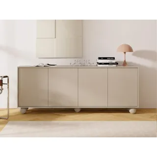 beautysofa Kommode Adel 204 x 81 x 38 cm Beige