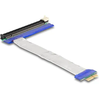 DeLock Riser Karte PCI Express x1 Stecker zu x16 Slot mit Kabel 20 cm,
