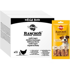 Bild von Ranchos Köstliche Kaustangen Huhn & Karotten Hundesnacks