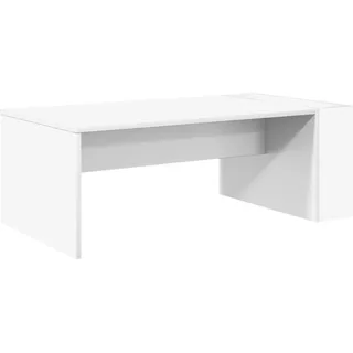 vidaXL Couchtisch Weiß 95 x 50 x 34 cm Holzwerkstoff - Weiß