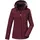 Damen Funktionsjacke/Outdoorjacke mit abzippbarer Kapuze KOS 133 WMN JCKT, weinrot, 48, 38383-000