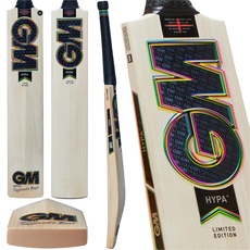 Gunn & Moore Hypa Cricketschläger aus englischem Weidenholz, Full Size-Player Height 175cm Plus