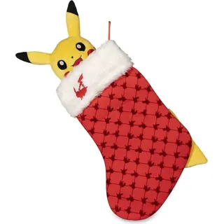 Pokemon - Pikachu Nikolaus Plüsch-Stiefel Weihnachten Deko Dekoration Stocking