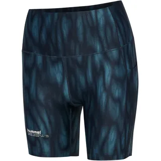 hummel Hiit Aop Intensity Kurze Leggings Blau M