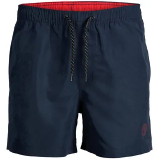 JACK & JONES Swim Shorts Bermuda Herren Badehose, Farbe:Navy Blazer (Solid LY), Größe:M