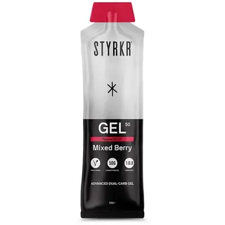 Styrkr Gel50 Dual-carb Schachtel Mit Energiegelen Beere 50g 12 Einheiten - Multicolor - One Size