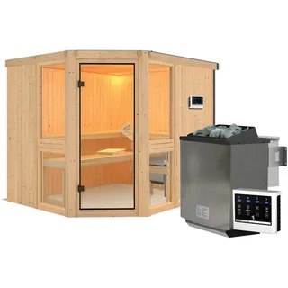 Amelia 3 inkl. 9 kW Bio-Kombiofen + ext. Steuerung