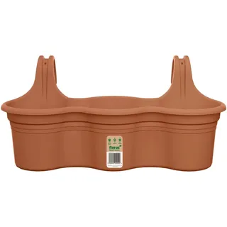 Florus Balkon-Hängetopf Mediterran Trio 52 cm x 26,2 cm x 24 cm Terra