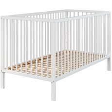 Bild smart living - Babybett Kinderbett - Babyzimmer - Universal - Aufbaumaß (BxHxT) 144 x 84 x 78 cm - Farbe Weiß - 110162001