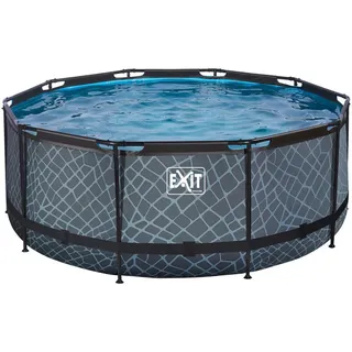 EXIT TOYS Stone Pool Set 360 x 122 cm inkl. Sandfilter