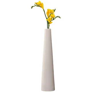 Blumenvase aus Keramik, konisch, 21,7 cm hoch, dekorative Blumenvase, konische Vase, Tischplatte, kleine schmale Halsvasen für Zuhause, Hochzeit, Tisch, Schlafzimmer, Wohnzimmer, Büro, Schreibtisch