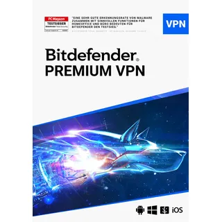 BitDefender Premium VPN 2025/2026 10 Geräte 12 Monate ML Win Android iOS