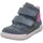 Baby Mädchen SUPERFREE leicht gefütterte Gore-Tex Sneaker HELLBLAU/LILA 8020