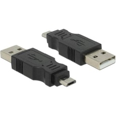 Bild USB 2.0 Adapter, Micro-B [Stecker] auf USB-A [Stecker] (65036)
