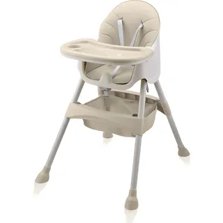 Baby Vivo Design 2in1 Kinderhochstuhl - Oscar in Beige - Beige