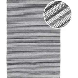 AXI Java Outdoor-Teppich, Grau, Rechteckig | Gartenteppich für kleine Sitzbereiche / Bistro-Set | Außenteppich für Garten / Balkon / Terrasse - Grau