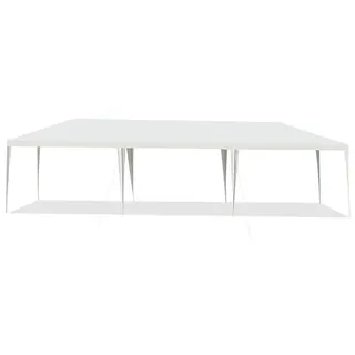 Costway Gartenpavillon 9 x 3 m Weiß