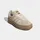 Sneaker ADIDAS ORIGINALS "GAZELLE BOLD", Damen, Gr. 38,5, stone khaki, cream weiß, gold metallic, Leder, Schuhe Sneaker, Topseller