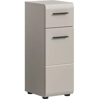WELLTIME Unterschrank Florenz 1 Tür, 1 Schubkasten 30 x 80 cm Beige
