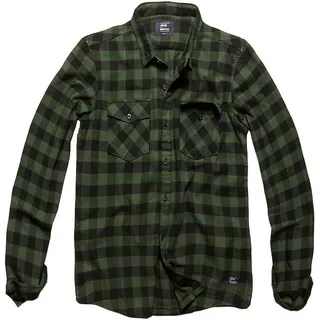 Vintage Industries Harley Check Shirt grün, Größe XXL