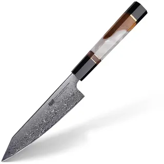 FINDKING Officemesser 12cm, Küchenmesser Obst & Gemüse BLACK-ROSE | Officemesser, 12cm Klinge, Japanischer Stil, Obst Messer, Gemüsemesser, Präzisionsschnitt, Küche Alltag