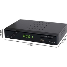 SET DVB-T2 Home-Bundle mit passiver Antenne, TV Receiver