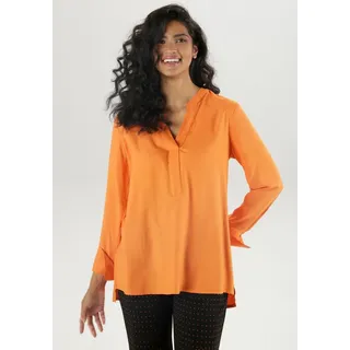 Aniston SELECTED Longbluse, mit extra-langen Manschetten, orange