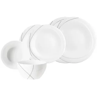 SELTMANN WEIDEN Trio Highline Kombiservice 6-tlg. weiß/grau