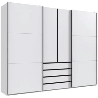 WIMEX Schwebetürenschrank Magic by fresh to go 300 x 236 x 65 cm Weiß