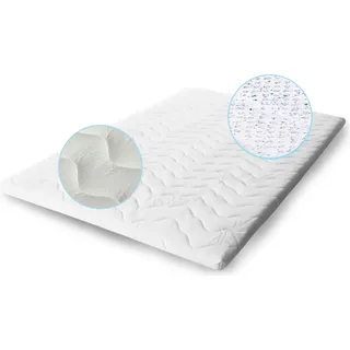 Gel Latex Topper 180x200 Höhe 10 сm Härtegrad H2 mittelfest bis 95 kg (RG 65 kg)