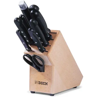 Friedr. Dick DICK Holzmesserblock Superior 9-teilig Messerblock aus Holz, 9-tlg.